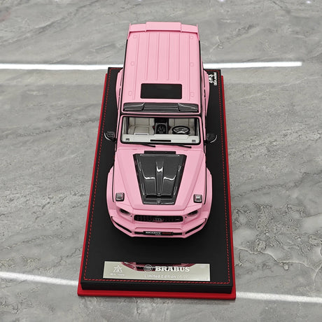 BBA Mercedes-Brabus 2025 G800 Matte Pink 1:18 – Résine modèle en résine de collection