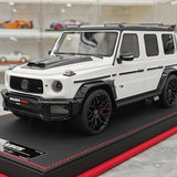 BBA Mercedes-Brabus 2025 G800 Panda 1:18 – Résine de modèle en résine de collection