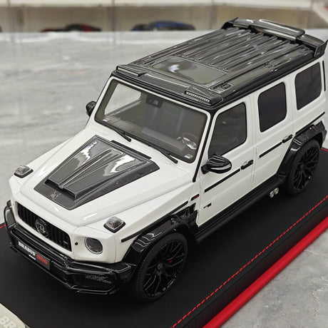 BBA Mercedes-Brabus 2025 G800 Panda 1:18 – Résine de modèle en résine de collection