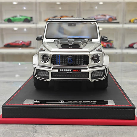 BBA Mercedes-Brabus 2025 G800 Tungsten Silver 1:18 – Résine modèle en résine de collection