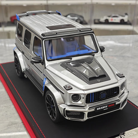 BBA Mercedes-Brabus 2025 G800 Tungsten Silver 1:18 – Résine modèle en résine de collection