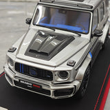BBA Mercedes-Brabus 2025 G800 Tungsten Silver 1:18 – Résine modèle en résine de collection