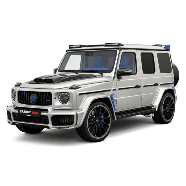 BBA Mercedes-Brabus 2025 G800 Tungsten Silver 1:18 – Résine modèle en résine de collection