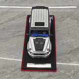 BBA Mercedes-Brabus 2025 G800 Tungsten Silver 1:18 – Résine modèle en résine de collection