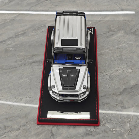 BBA Mercedes-Brabus 2025 G800 Tungsten Silver 1:18 – Résine modèle en résine de collection