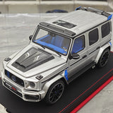 BBA Mercedes-Brabus 2025 G800 Tungsten Silver 1:18 – Résine modèle en résine de collection