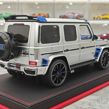 BBA Mercedes-Brabus 2025 G800 Tungsten Silver 1:18 – Résine modèle en résine de collection