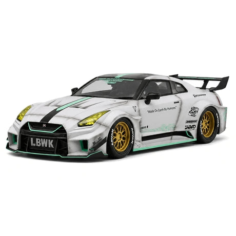 BBA Nissan 2024 GT-R R35 35GT-RR Gray 1:18 – Sammelobjekt-Resin-Modellharz