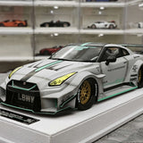 BBA Nissan 2024 GT-R R35 35GT-RR Gray 1:18 – Resina da collezione per modelli in resina