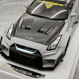 [BBA] 1:18 Nissan GT-R R35 LB-Silhouette Works GT 35GT-RR grigio modellino di auto in resina