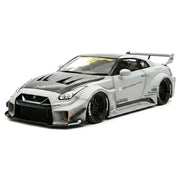 [BBA] Nissan GT-R R35 LB-Silhouette Works GT 35GT-RR grigio in scala 1:18 - modellino auto