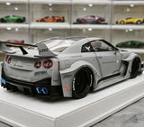 [BBA] 1:18 Nissan GT-R R35 LB-Silhouette Works GT 35GT-RR grigio modellino di auto in resina