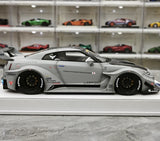 [BBA] 1:18 Nissan GT-R R35 LB-Silhouette Works GT 35GT-RR grigio modellino di auto in resina
