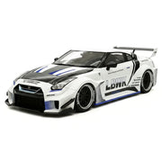 [BBA] Nissan GT-R R35 LB-Silhouette Works GT 35GT-RR bianco in scala 1:18 - modellino auto