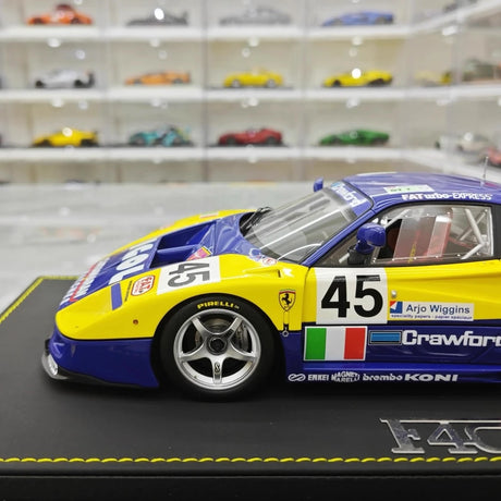 [BBR] 1:18 Ferrari 1994 F40 LM IGOL BPR Global GT1 Model Car Resin