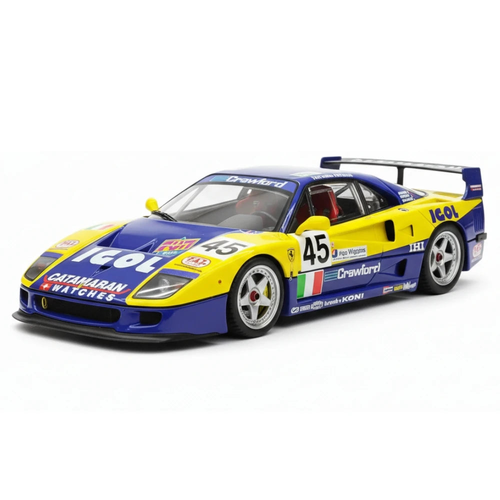 [BBR] 1:18 Ferrari 1994 F40 LM IGOL BPR Global GT1 modellino di auto resina