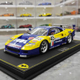 [BBR] 1:18 Ferrari 1994 F40 LM IGOL BPR Global GT1 Model Car Resin