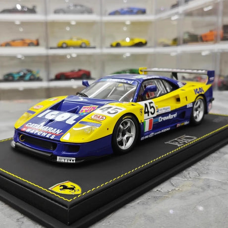 [BBR] 1:18 Ferrari 1994 F40 LM IGOL BPR Global GT1 Model Car Resin