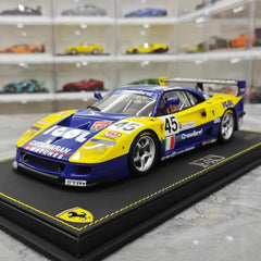 [BBR] 1:18 Ferrari 1994 F40 LM IGOL BPR Global GT1 modellino di auto resina
