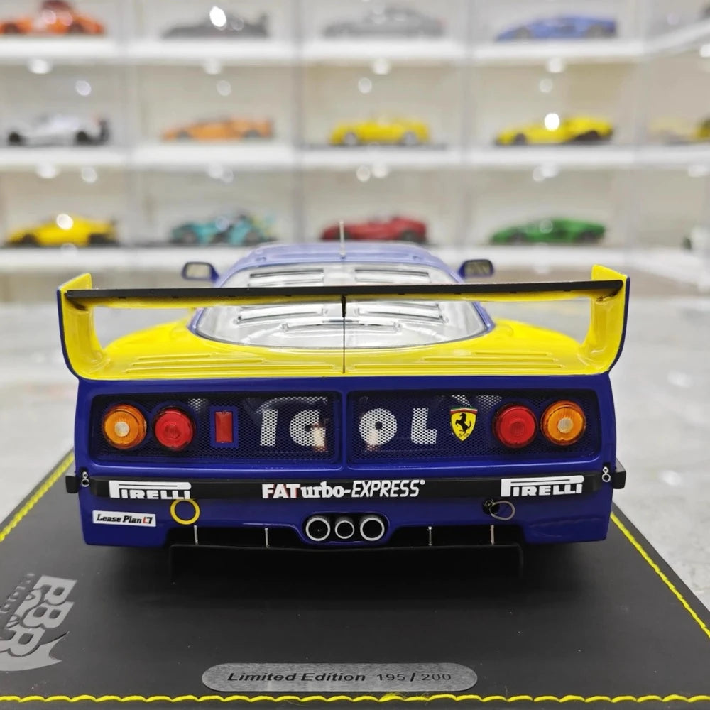 [BBR] 1:18 Ferrari 1994 F40 LM IGOL BPR Global GT1 modellino di auto resina