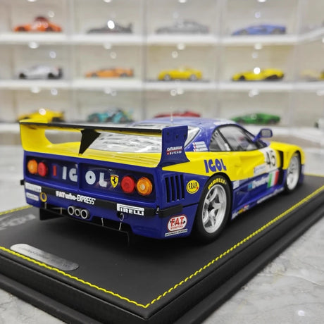 [BBR] 1:18 Ferrari 1994 F40 LM IGOL BPR Global GT1 Model Car Resin