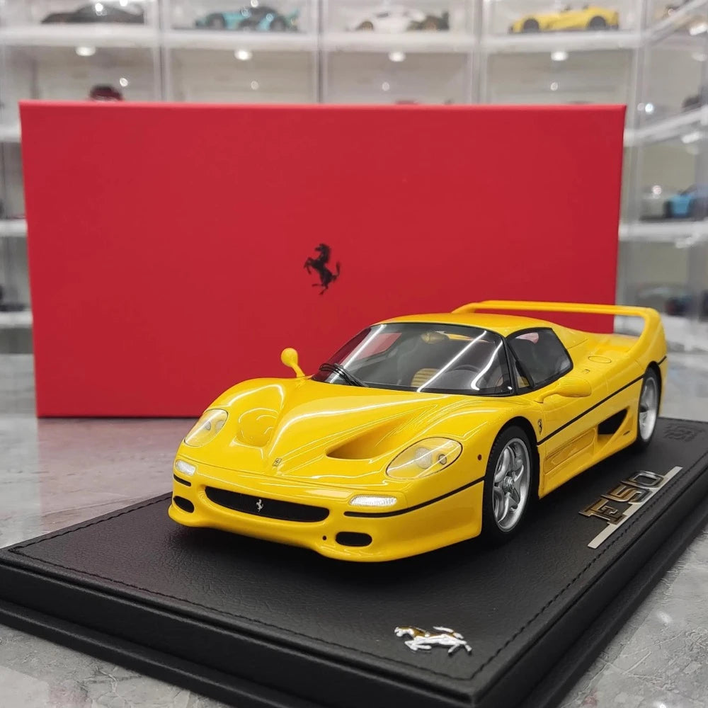 [BBR] 1:18 Ferrari 1995 F50 Yellow Model Car Resin