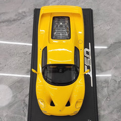 [BBR] 1:18 Ferrari 1995 F50 Yellow Model Car Resin