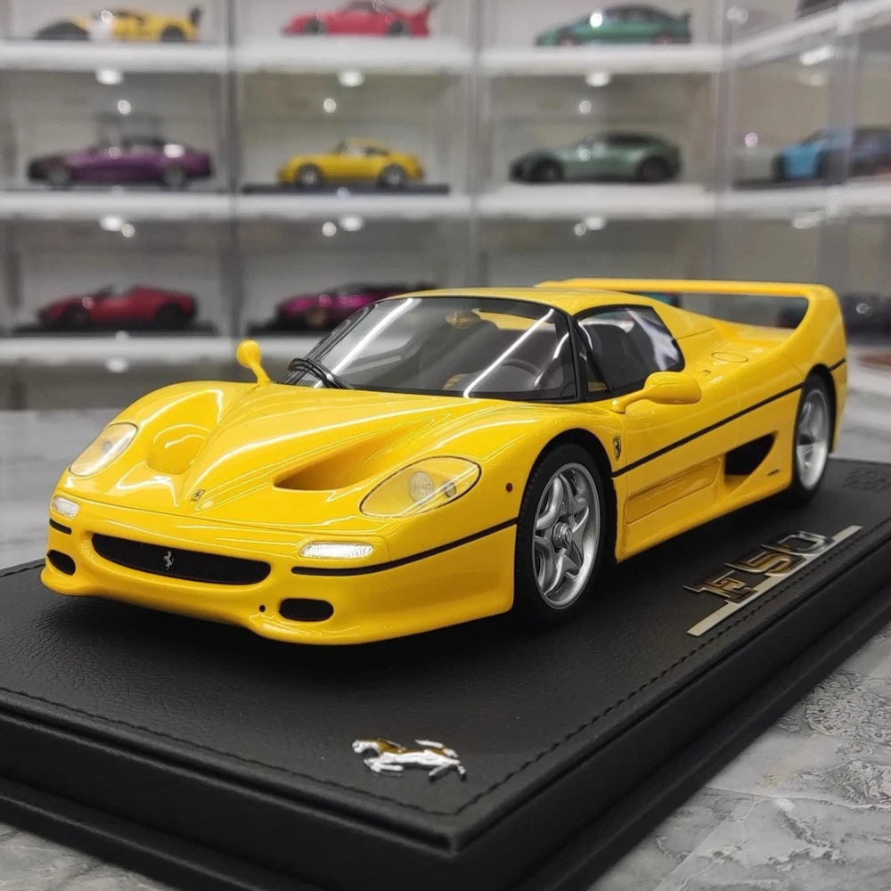[BBR] 1:18 Ferrari 1995 F50 Yellow Model Car Resin