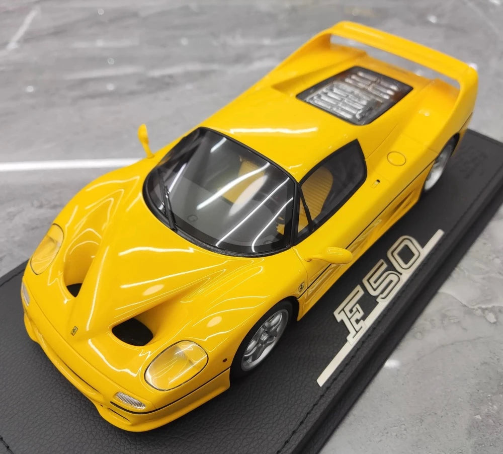 [BBR] 1:18 Ferrari 1995 F50 Yellow Model Car Resin