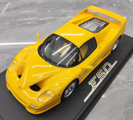 [BBR] 1:18 Ferrari 1995 F50 Yellow Model Car Resin