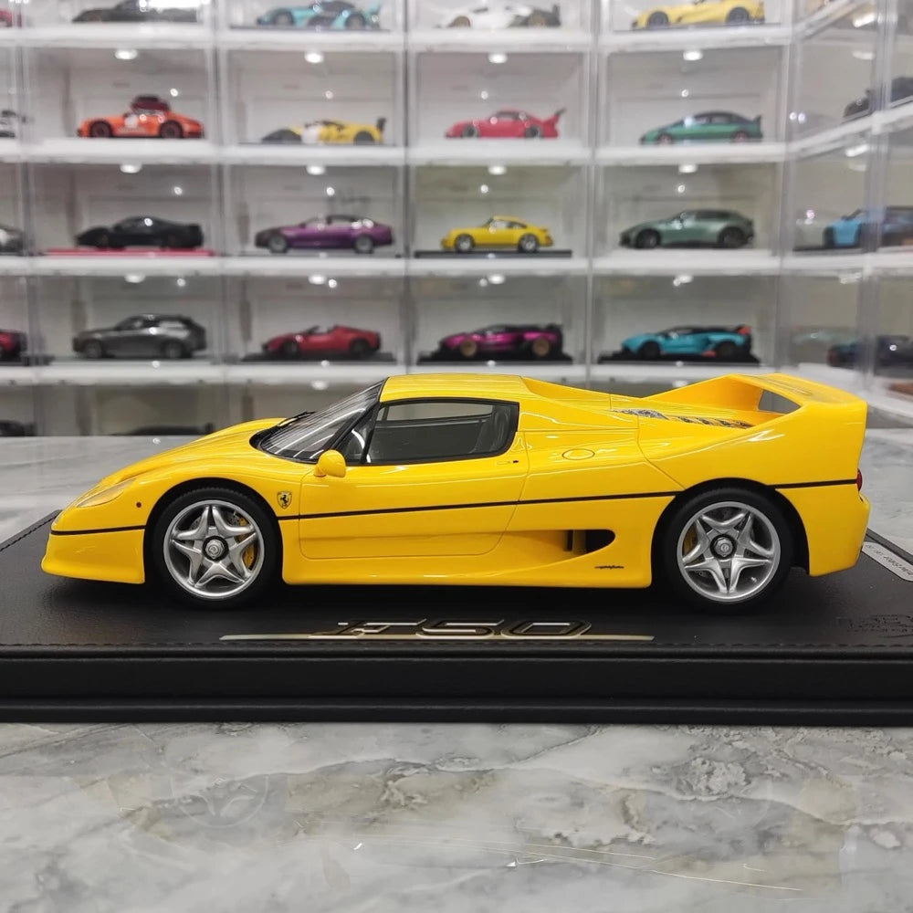 [BBR] 1:18 Ferrari 1995 F50 Yellow Model Car Resin