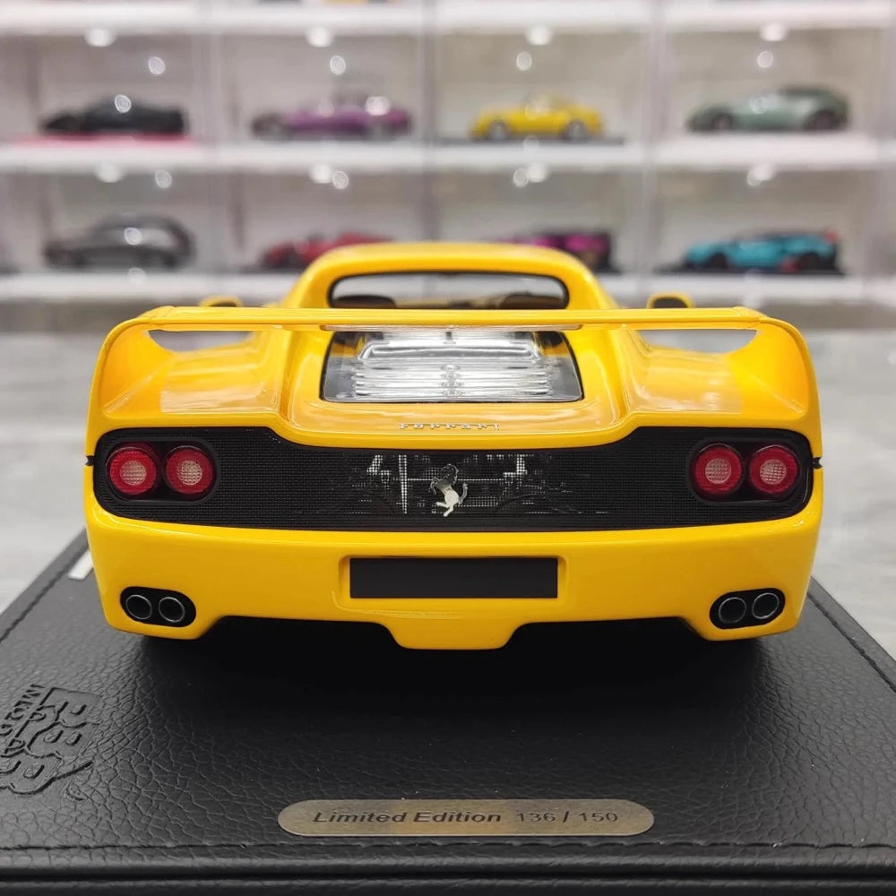 [BBR] 1:18 Ferrari 1995 F50 Yellow Model Car Resin