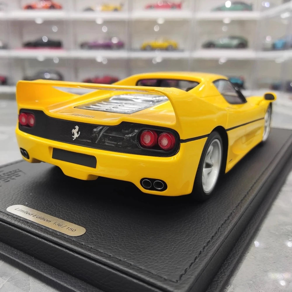 [BBR] 1:18 Ferrari 1995 F50 Yellow Model Car Resin