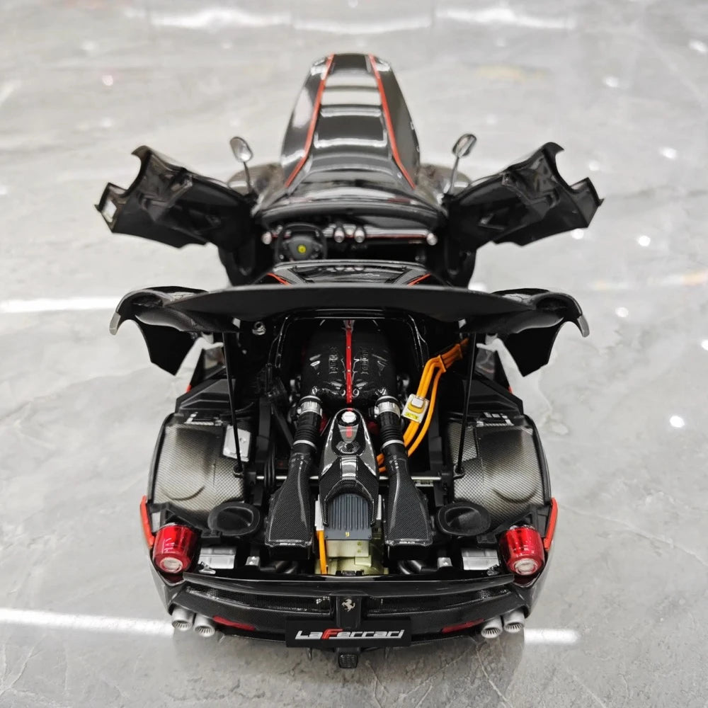[BBR] 1:18 Ferrari 2013 LaFerrari Aperta nero modellino di auto Die-Cast