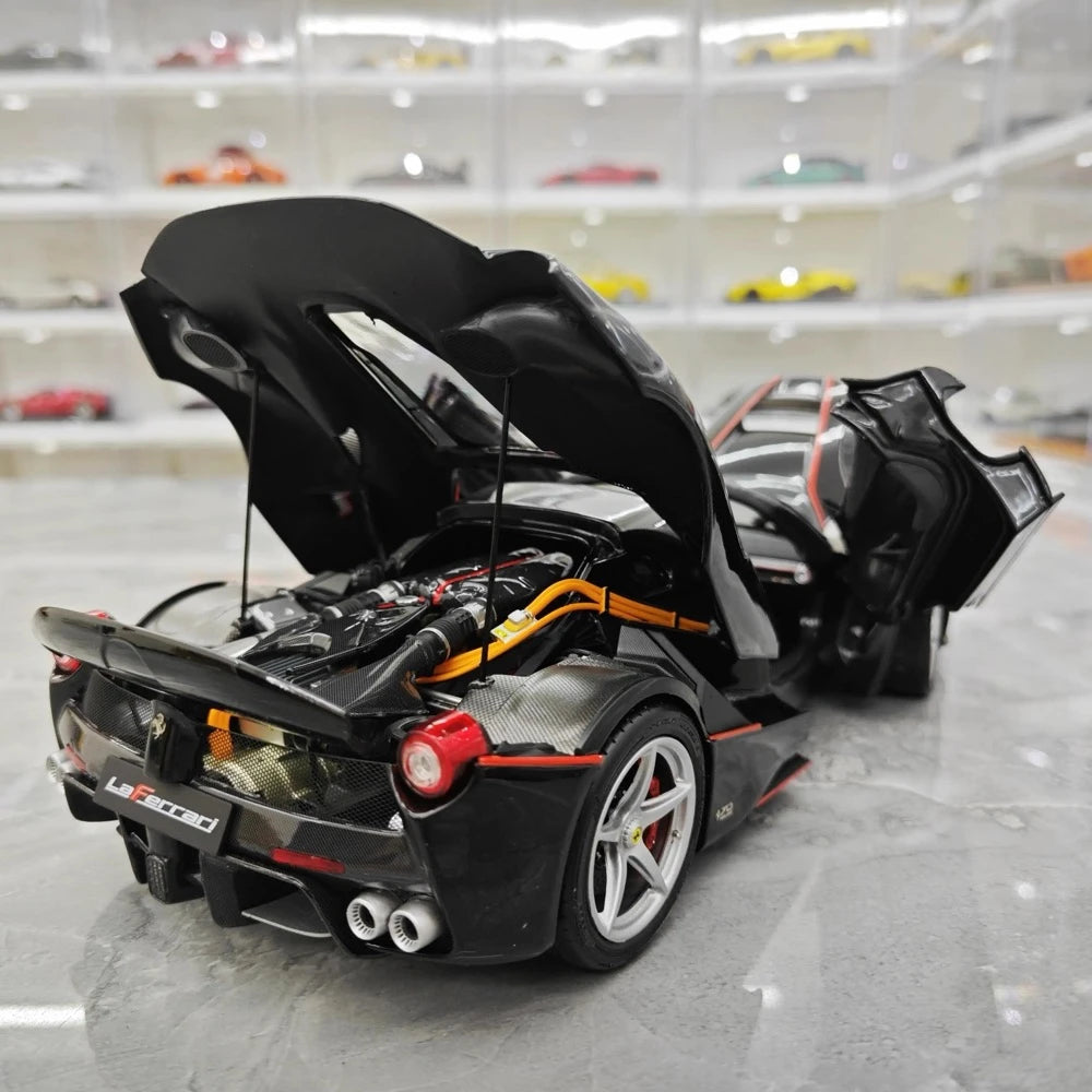 [BBR] 1:18 Ferrari 2013 LaFerrari Aperta nero modellino di auto Die-Cast