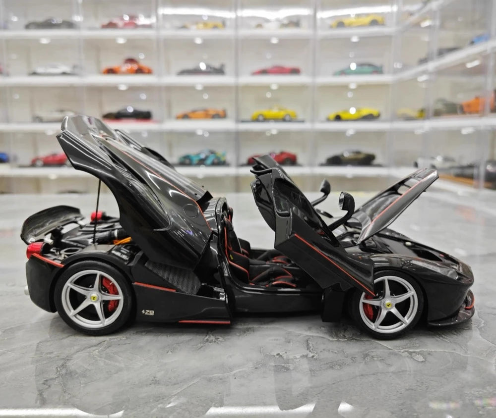 [BBR] 1:18 Ferrari 2013 LaFerrari Aperta nero modellino di auto Die-Cast