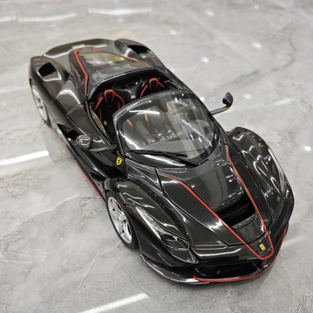 [BBR] 1:18 Ferrari 2013 LaFerrari Aperta nero modellino di auto Die-Cast