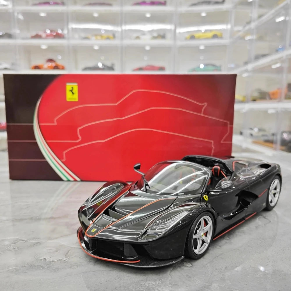 [BBR] 1:18 Ferrari 2013 LaFerrari Aperta nero modellino di auto Die-Cast