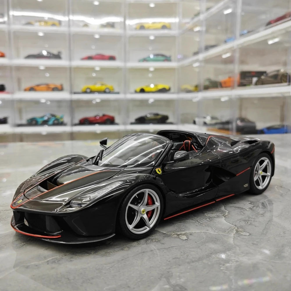 [BBR] 1:18 Ferrari 2013 LaFerrari Aperta nero modellino di auto Die-Cast