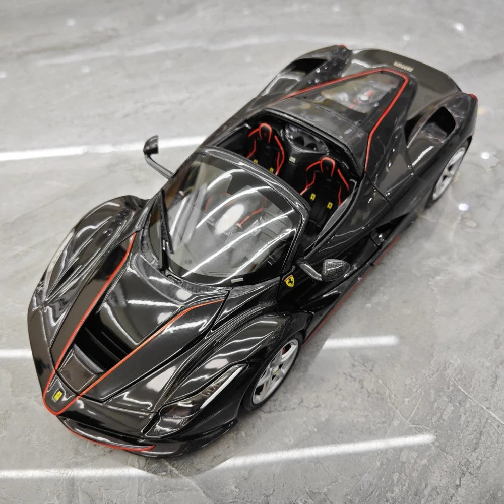 [BBR] 1:18 Ferrari 2013 LaFerrari Aperta nero modellino di auto Die-Cast