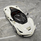 [BBR] 1:18 Ferrari 2013 LaFerrari Aperta blanc voiture miniature Die-Cast