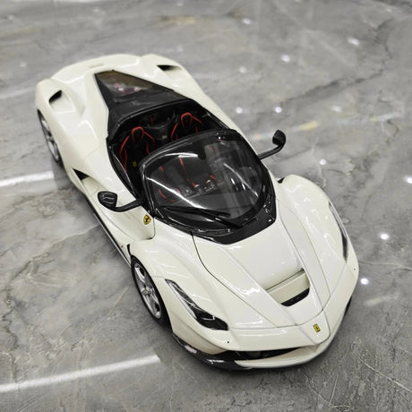 [BBR] 1:18 Ferrari 2013 LaFerrari Aperta vit modellbil Die-Cast
