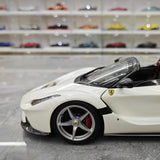 [BBR] 1:18 Ferrari 2013 LaFerrari Aperta blanc voiture miniature Die-Cast