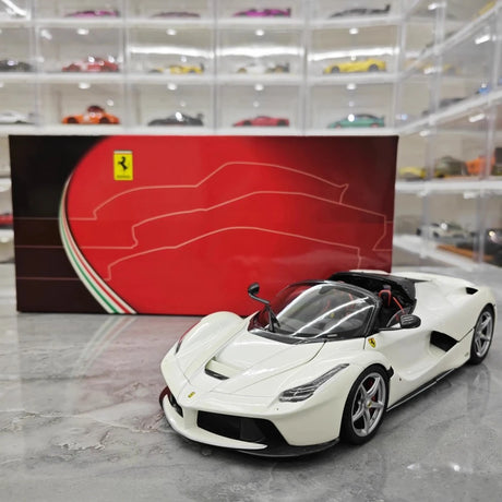 [BBR] 1:18 Ferrari 2013 LaFerrari Aperta vit modellbil Die-Cast