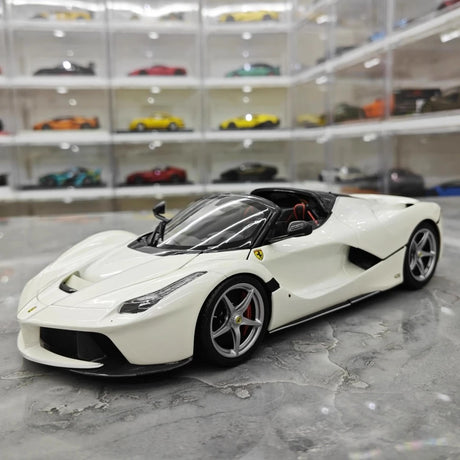 [BBR] 1:18 Ferrari 2013 LaFerrari Aperta vit modellbil Die-Cast