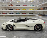 [BBR] 1:18 Ferrari 2013 LaFerrari Aperta blanc voiture miniature Die-Cast