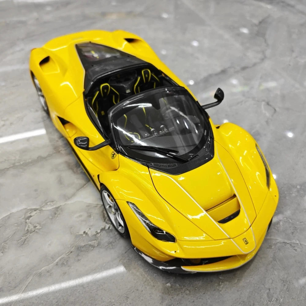 [BBR] 1:18 Ferrari 2013 LaFerrari Aperta Yellow Model Car Die-Cast