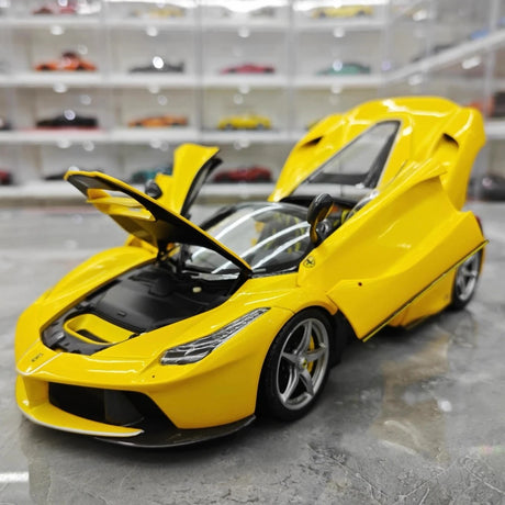 [BBR] 1:18 Ferrari 2013 LaFerrari Aperta gul modellbil Die-Cast