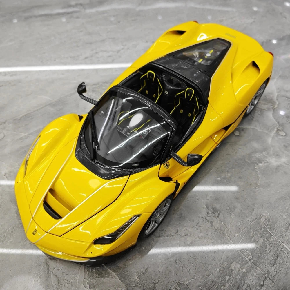 [BBR] 1:18 Ferrari 2013 LaFerrari Aperta Yellow Model Car Die-Cast
