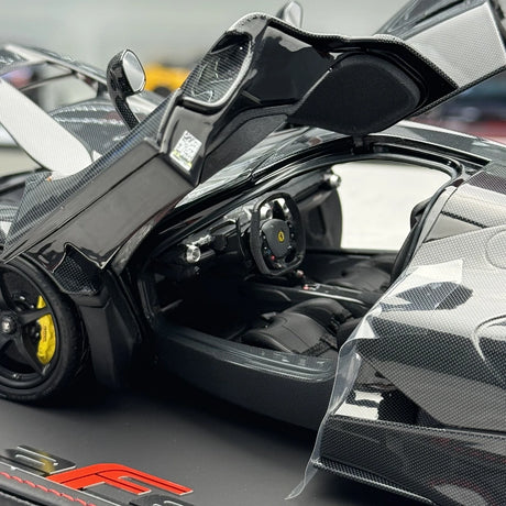 BBR Ferrari 2013 LaFerrari Carbon Black 1:18 – Modelo de fundición a presión coleccionable
